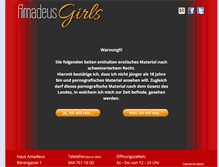 Tablet Screenshot of club-amadeus.ch